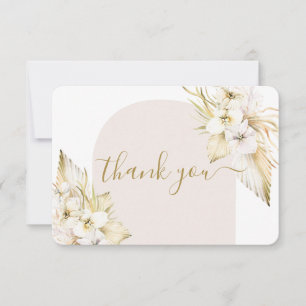 Bohemian Desert thank you card
