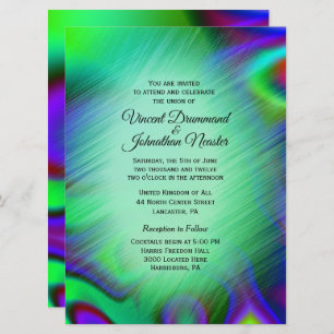 Bohemian Design Wedding Invitations