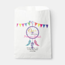 Bohemian dream catcher fairy tale favour bags