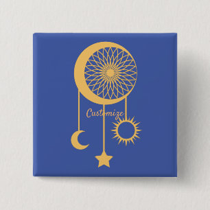 Bohemian Dream Catcher Thunder_Cove      15 Cm Square Badge