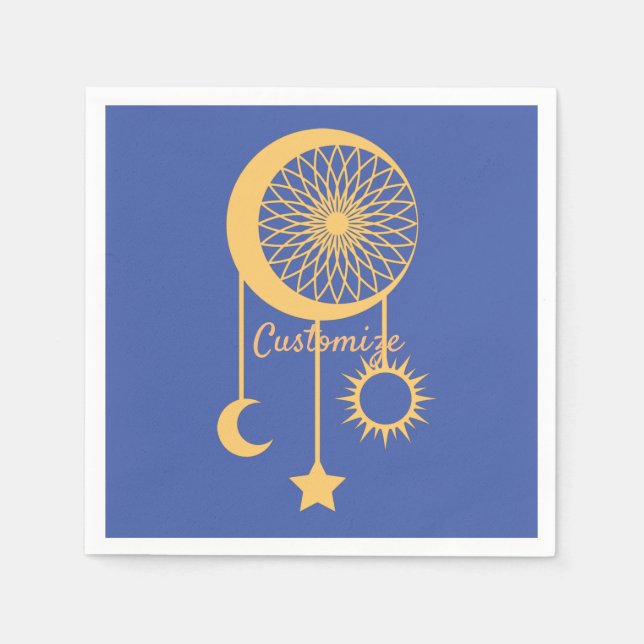 Bohemian Dream Catcher Thunder_Cove       Napkin (Front)