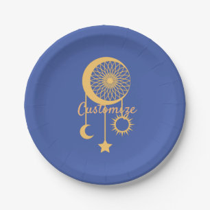 Bohemian Dream Catcher Thunder_Cove  Paper Plate