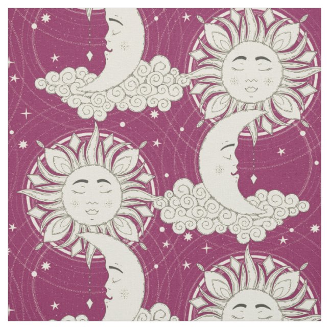 bohemian dreams cherry fabric (Swatch)