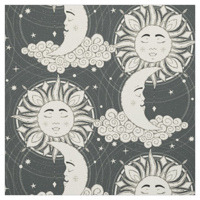 bohemian dreams soot fabric (Swatch)
