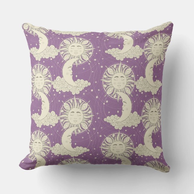 bohemian dreams violet cushion (Front)