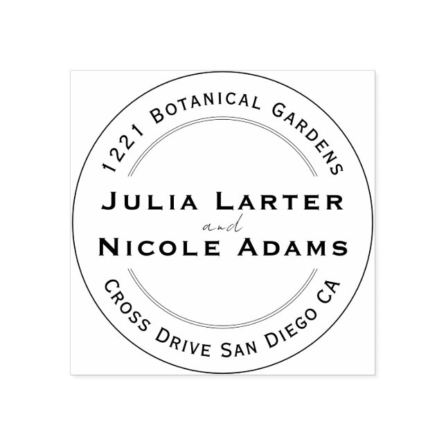 Bohemian Dried Rustic Floral Autumn Falls Wedding Rubber Stamp (Imprint)