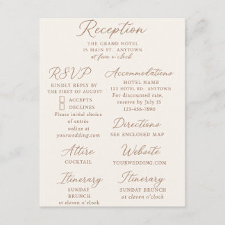 Bohemian Elegance Enclosure Card