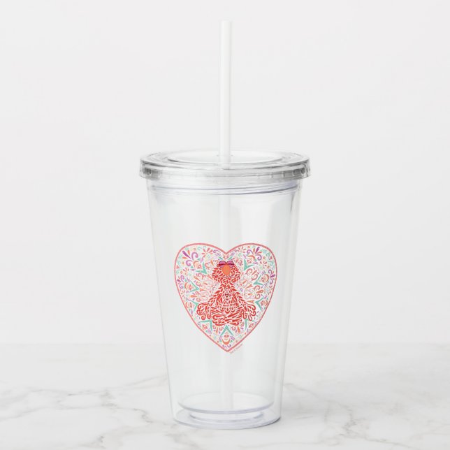 Bohemian Elmo Acrylic Tumbler (Front)