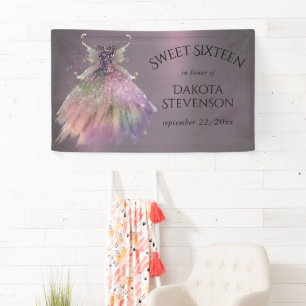 Bohemian Fairy Ball Gown   Muted Ombre Wine Sheen Banner