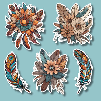Bohemian Features and Flowers Waterproof