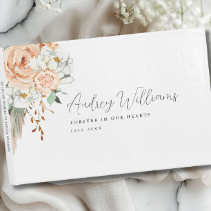 Bohemian Floral Guest Book