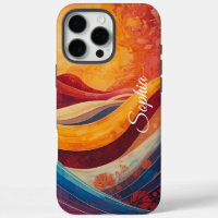 Bohemian Flow – Vibrant Wave Abstract Art Print