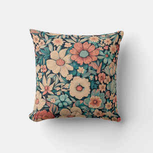 Bohemian Flower Fabric  Cushion