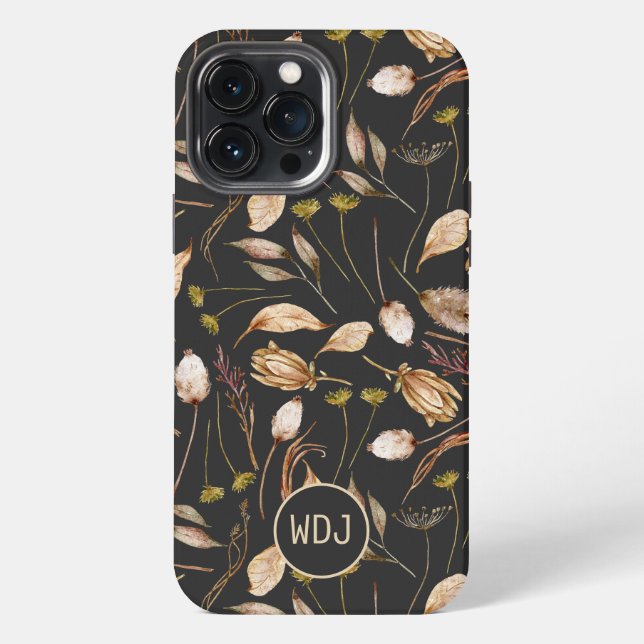 Bohemian Foliage iPhone Case (Back)
