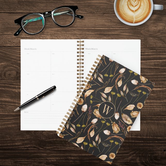 Bohemian Foliage Monogram Planner (Creator Uploaded)
