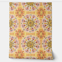 Bohemian Geometric Floral Pattern