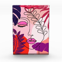 Bohemian Girl Line Art Pink Aesthetic 