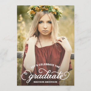 Bohemian Graduation Party Invitation