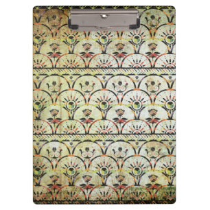 Bohemian Grunge Pattern Clipboard
