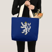 Bohemian heraldic lion large tote bag (Front (Product))