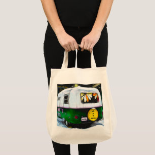 Bohemian Hippie Life Is A Journey Travel Trailer Tote Bag