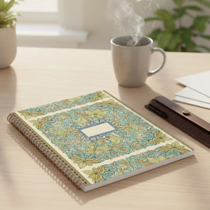 Bohemian Intricate Mandala & Butterfly Hardcover Notebook