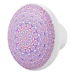 Bohemian Kaleidoscope 2 Ceramic Knob