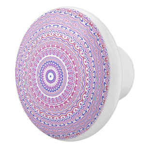 Bohemian Kaleidoscope 3 Ceramic Knob