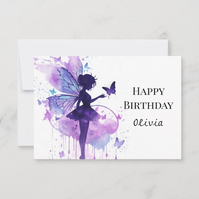  Bohemian Kids Fairy Tale Birthday Card (Front)