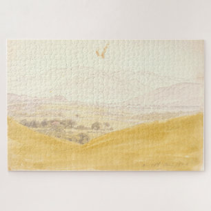 Bohemian Landscape with the Mittelgebirge Jigsaw Puzzle