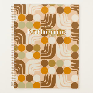 Bohemian Light Brown Planner