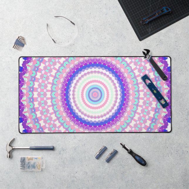 Bohemian Mandala  Desk Mat (Workstation)