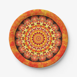 Bohemian Mandala Paper Party Plates