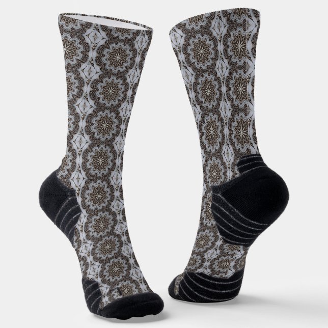 Bohemian Medalian light design Socks (Angled)