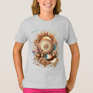Bohemian mix of colours, flowers and decor themes T-Shirt