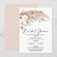 Bohemian Orchards Pampas Grass Bridal Shower