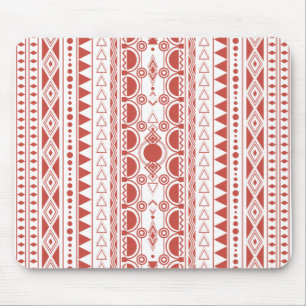 Bohemian Ornament 30122020 Hellrot Mouse Pad