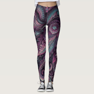 Bohemian Paisley no 11 Leggings