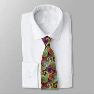 Bohemian Paisley Timeless Pattern Tie