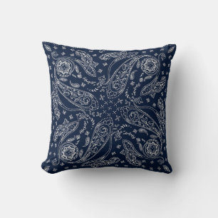 Bohemian Paisley Vintage Print Cushion