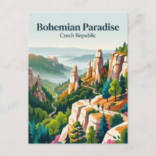 Bohemian Paradise Czech Republic Postcard