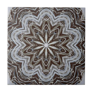 Bohemian Pattern 3 -Design 1 Ceramic Tile