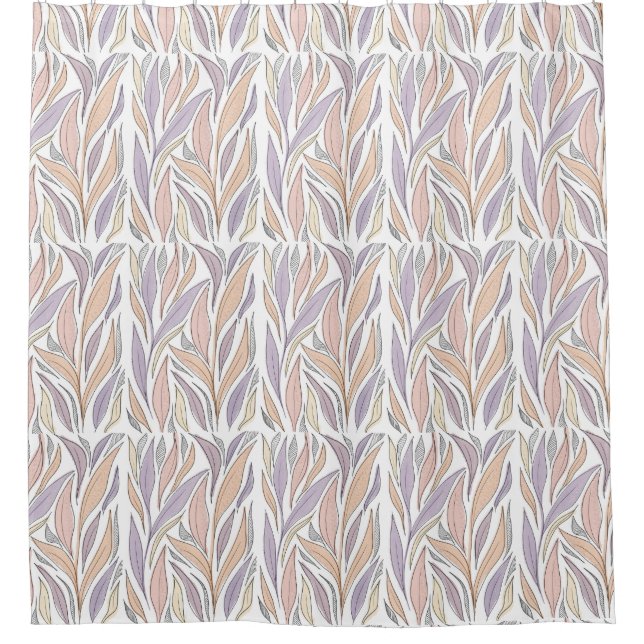 bohemian pattern shower curtain (Front)
