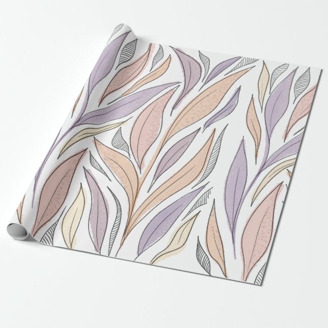 bohemian pattern wrapping paper (Unrolled)