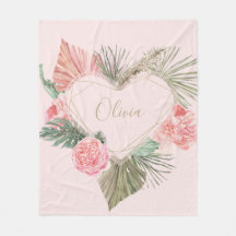 Bohemian Pink Monogram Custom