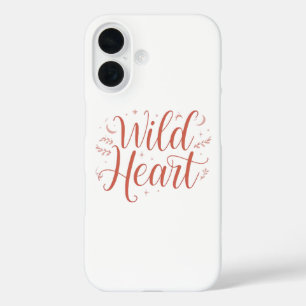 Bohemian Pink Script Typography iPhone 16 Case