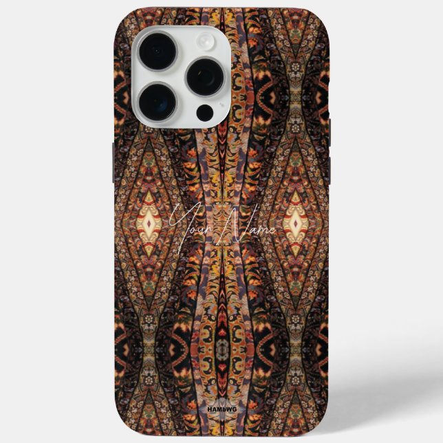Bohemian Print Cell Phone Case (Back)