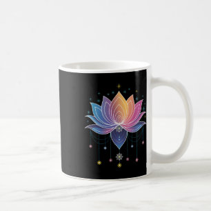 Bohemian Rainbow Lotus Flower Yoga Lotus Flower _1 Coffee Mug