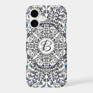 Bohemian rhapsody intricate floral monogram