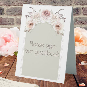 Bohemian Rose Arch Wedding